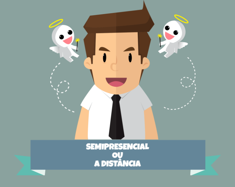 [Infográfico] Semipresencial ou a Distância - Raleduc